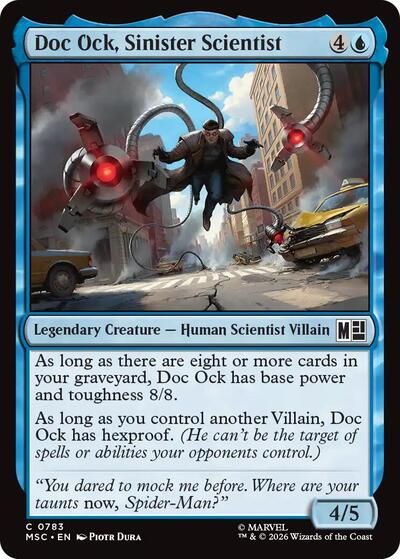 Doc Ock, Sinister Scientist (Commander: Marvel Super Heroes) Near Mint Foil