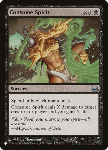Consume Spirit (The List) Near Mint