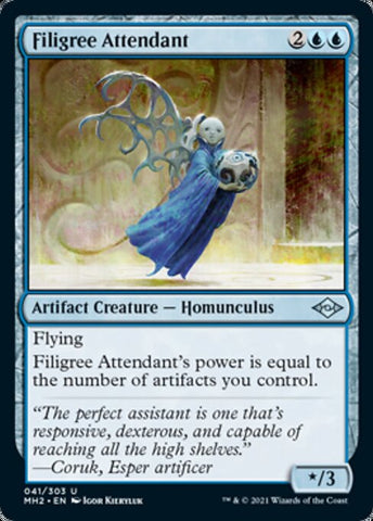 Filigree Attendant (Modern Horizons 2) Near Mint Foil