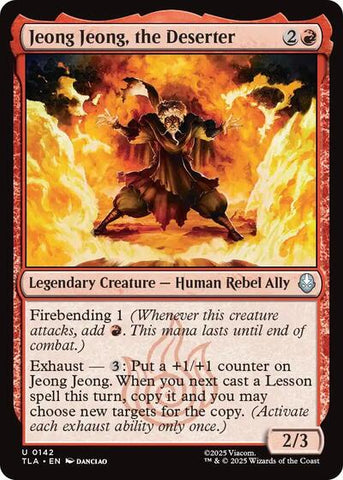 Jeong Jeong, the Deserter (Avatar: The Last Airbender) Near Mint Foil