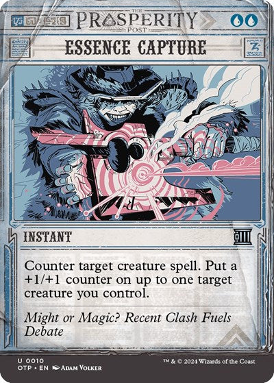 Essence Capture (Outlaws of Thunder Junction: Breaking News) Near Mint Foil