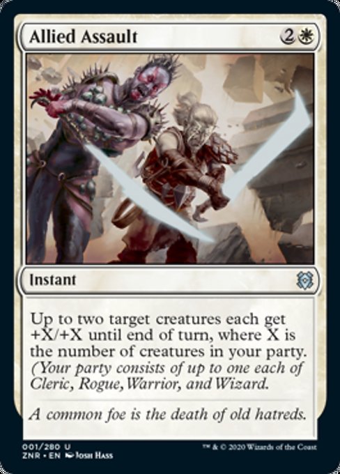 Allied Assault (Zendikar Rising) Near Mint Foil