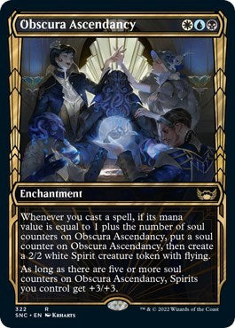 Obscura Ascendancy (Showcase) (Streets of New Capenna) Light Play Foil