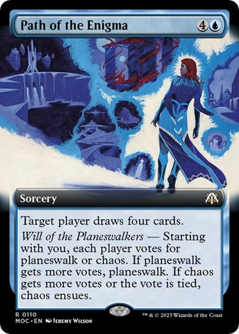 Path of the Enigma (Extended Art) (Commander: March of the Machine) Near Mint