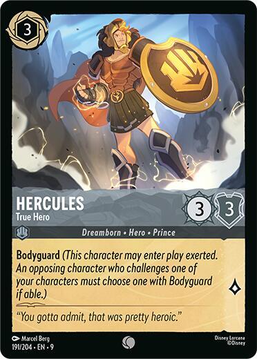 Hercules - True Hero (Fabled) Near Mint Cold Foil