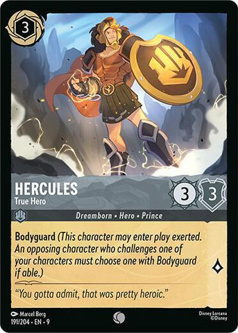 Hercules - True Hero (Fabled) Near Mint Cold Foil