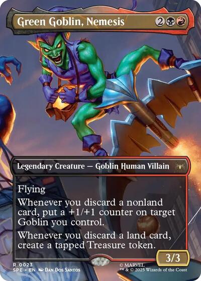 Green Goblin, Nemesis (Borderless) (Marvel's Spider-Man: Eternal-Legal) Near Mint Foil