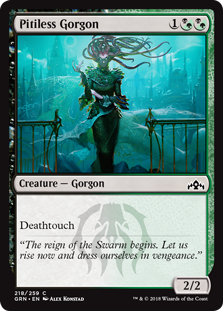 Pitiless Gorgon (Guilds of Ravnica) Near Mint Foil