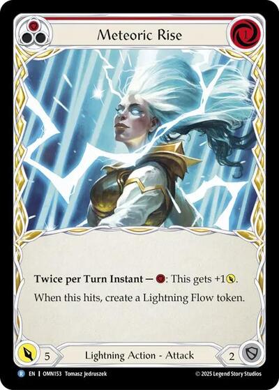 Meteoric Rise (Omens of the Third Age) Near Mint Foil