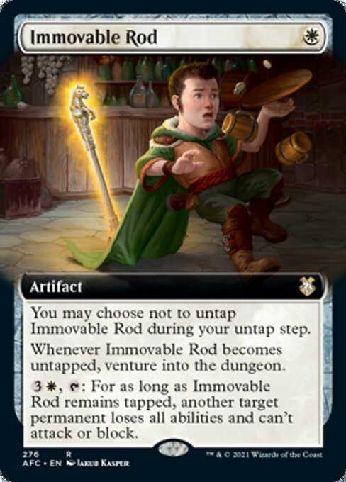 Immovable Rod (Extended Art) (Commander 2021 Forgotten Realms) Near Mint
