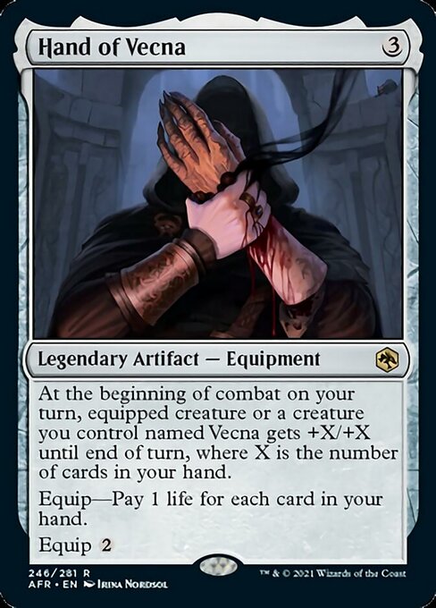 Hand of Vecna (Adventures in the Forgotten Realms) Light Play Foil