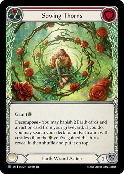 Sowing Thorns (Red) (Compendium of Rathe) Near Mint Foil