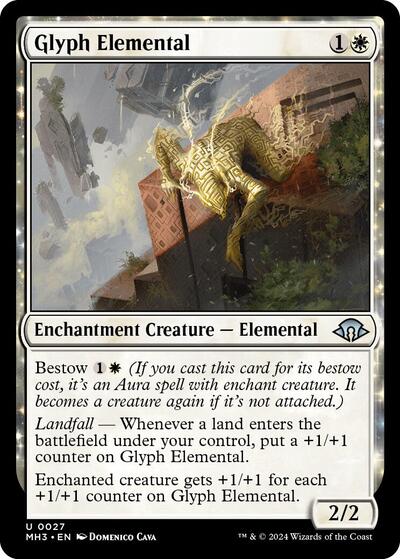 Glyph Elemental (Modern Horizons 3) Near Mint Foil