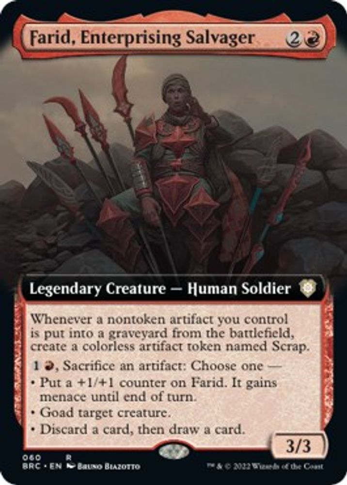 Farid, Enterprising Salvager (Extended Art)