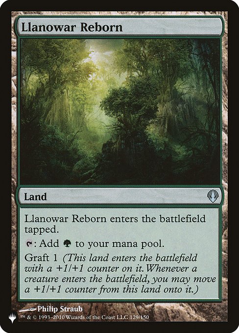 Llanowar Reborn (The List) Near Mint