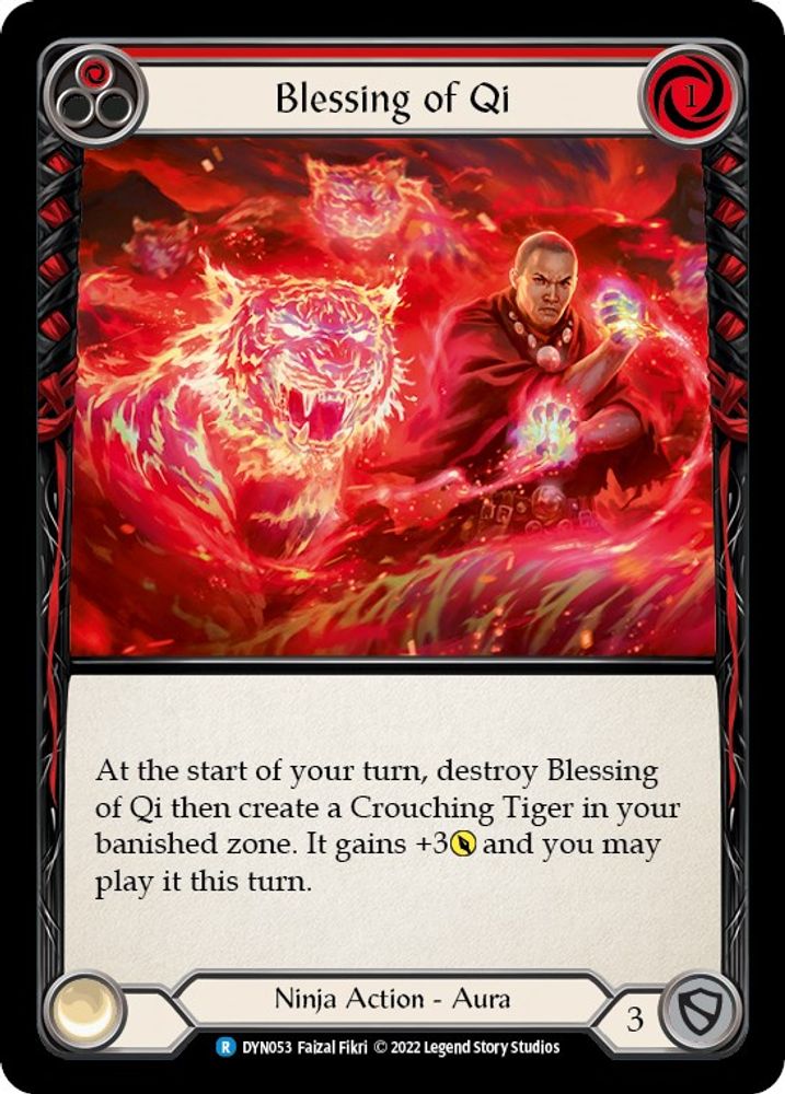Blessing of Qi (Red)