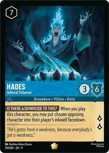 Hades - Infernal Schemer (Fabled) Near Mint Cold Foil