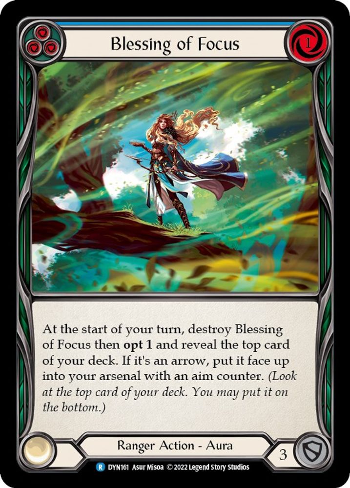 Blessing of Focus (Blue)