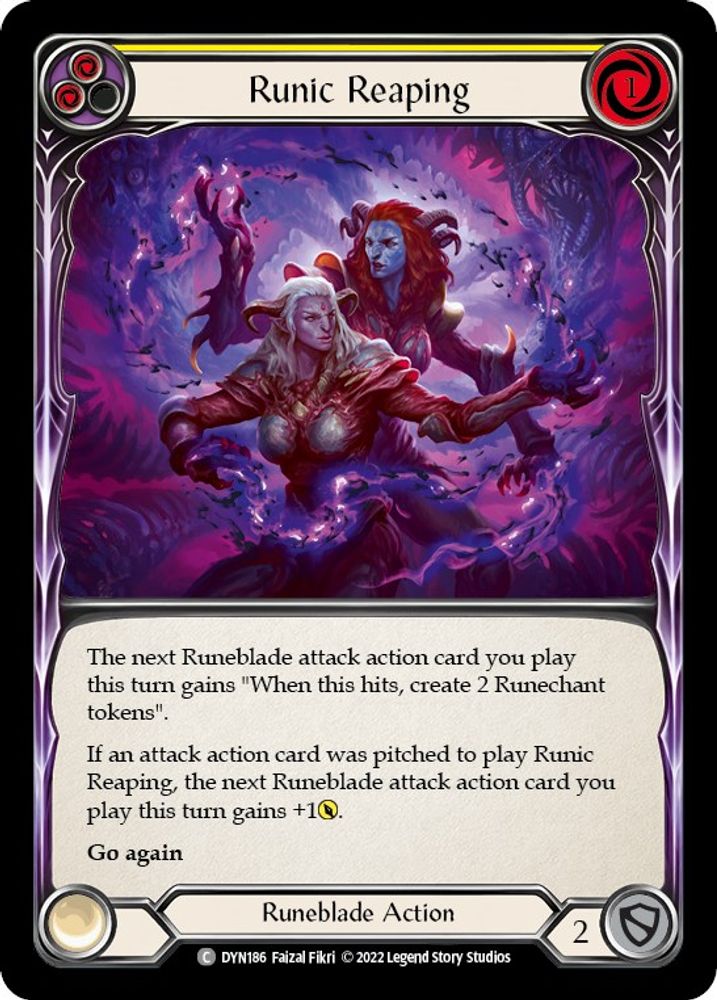 Runic Reaping (Yellow)