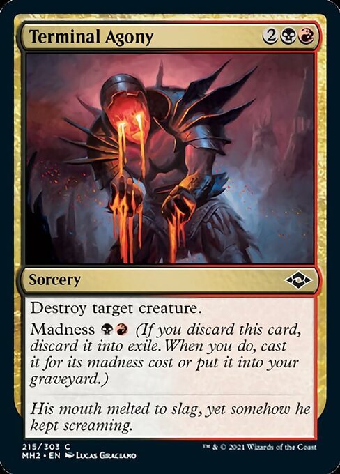 Terminal Agony (Modern Horizons 2) Near Mint Foil