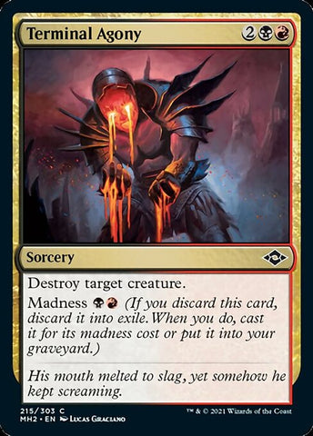 Terminal Agony (Modern Horizons 2) Near Mint Foil