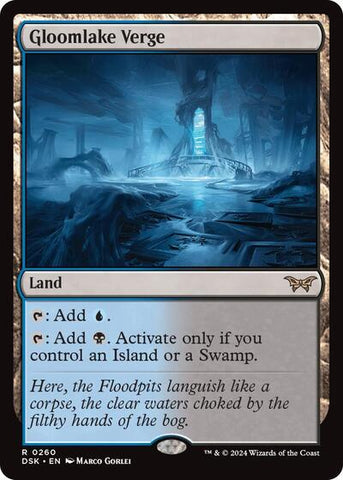 Gloomlake Verge (Duskmourn: House of Horror) Near Mint Foil