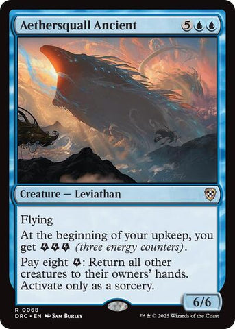 Aethersquall Ancient (Commander: Aetherdrift) Near Mint