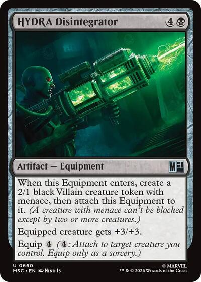 HYDRA Disintegrator (Commander: Marvel Super Heroes) Near Mint Foil