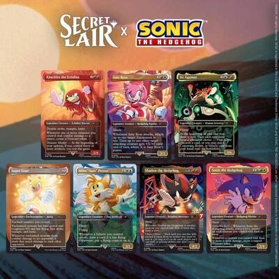 Secret Lair x Sonic the Hedgehog Superdrop: Friends & Foes (Non-Foil) (Secret Lair) New