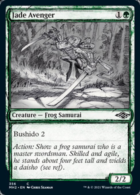 Jade Avenger (Showcase) (Modern Horizons 2) Near Mint