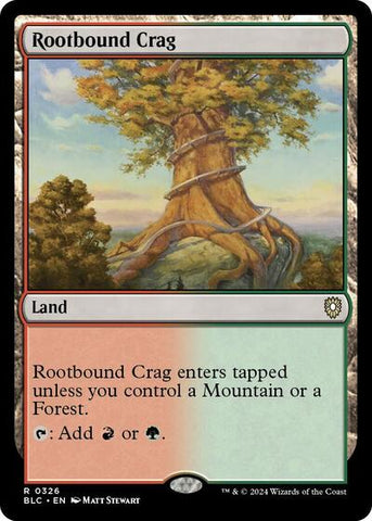Rootbound Crag (Commander: Bloomburrow) Near Mint
