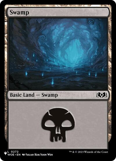 Swamp (0272) (WOE) (The List) Near Mint
