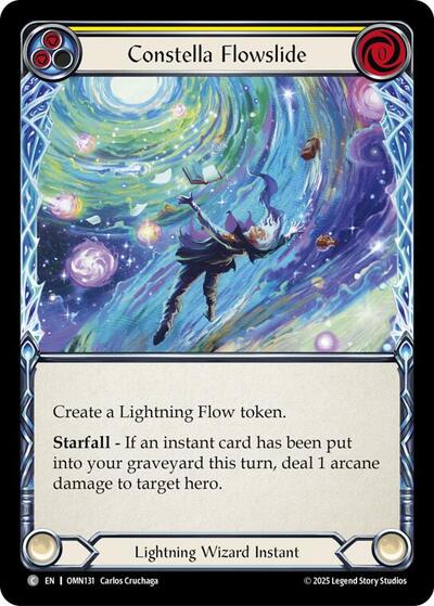 Constella Flowslide (Yellow) (Omens of the Third Age) Near Mint Foil