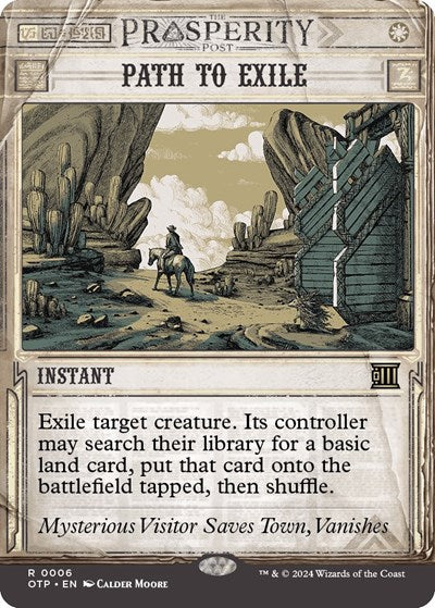 Path to Exile (Outlaws of Thunder Junction: Breaking News) Near Mint
