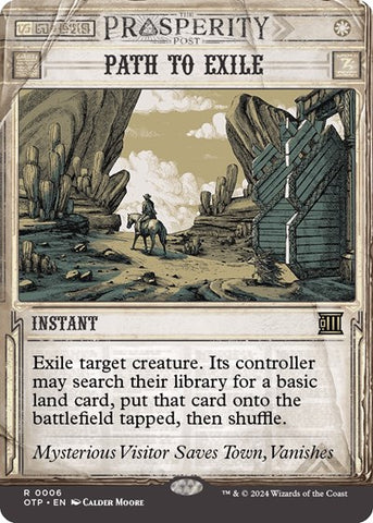 Path to Exile (Outlaws of Thunder Junction: Breaking News) Near Mint