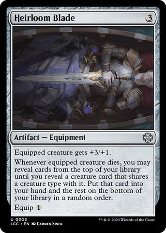 Heirloom Blade (Commander: The Lost Caverns of Ixalan) Near Mint