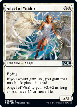 Angel of Vitality (Magic 2020 Core Set) Near Mint