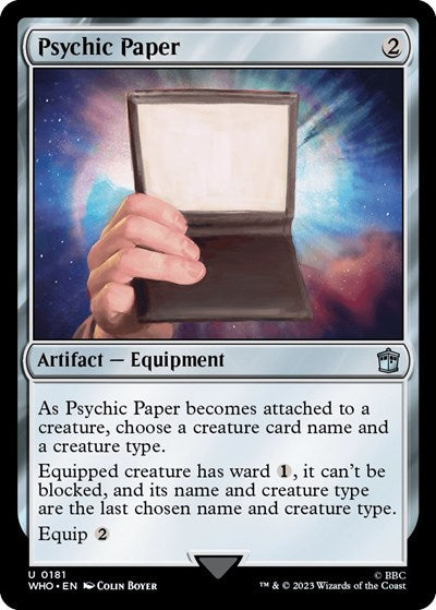 Psychic Paper (Universes Beyond: Doctor Who) Near Mint