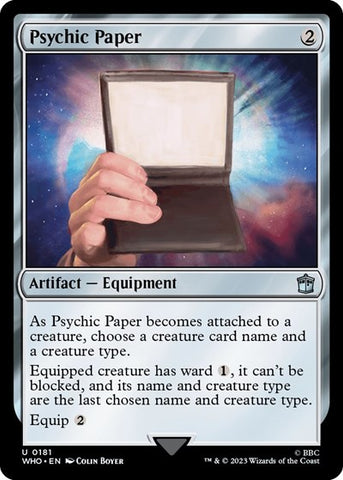 Psychic Paper (Universes Beyond: Doctor Who) Near Mint