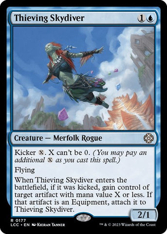 Thieving Skydiver (Commander: The Lost Caverns of Ixalan) Near Mint