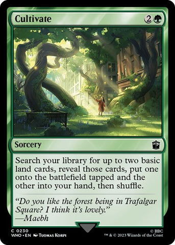 Cultivate (Universes Beyond: Doctor Who) Near Mint