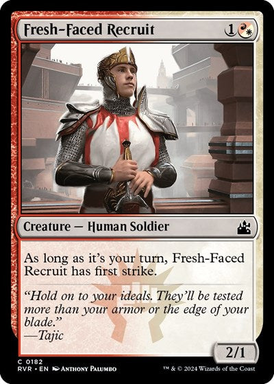 Fresh-Faced Recruit (Ravnica Remastered) Near Mint Foil