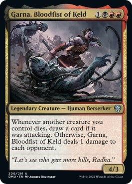 Garna, Bloodfist of Keld (Dominaria United) Near Mint Foil