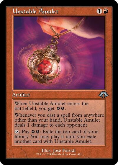 Unstable Amulet (Retro Frame) (Modern Horizons 3) Near Mint