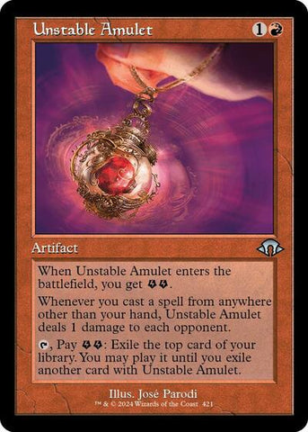 Unstable Amulet (Retro Frame) (Modern Horizons 3) Near Mint