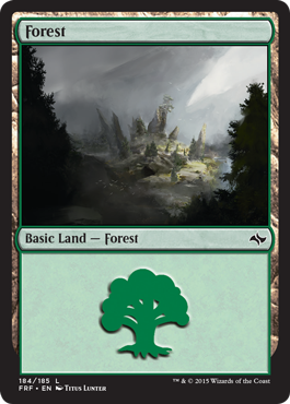 Forest (184) (Fate Reforged) Near Mint
