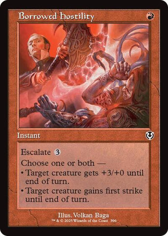 Borrowed Hostility (Retro Frame) (Innistrad Remastered) Near Mint