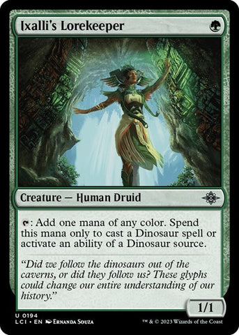 Ixalli's Lorekeeper (The Lost Caverns of Ixalan) Near Mint Foil