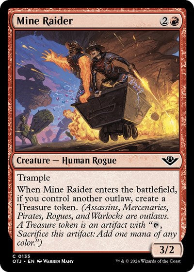 Mine Raider (Outlaws of Thunder Junction) Near Mint Foil