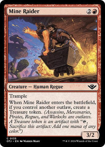 Mine Raider (Outlaws of Thunder Junction) Near Mint Foil